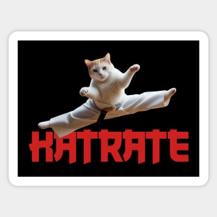 KATRATE KARATE CAT Sticker